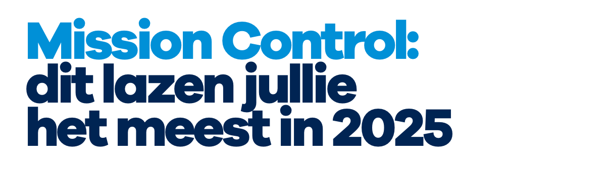 Titel: Mission Control dit lazen jullie het meest in 2025