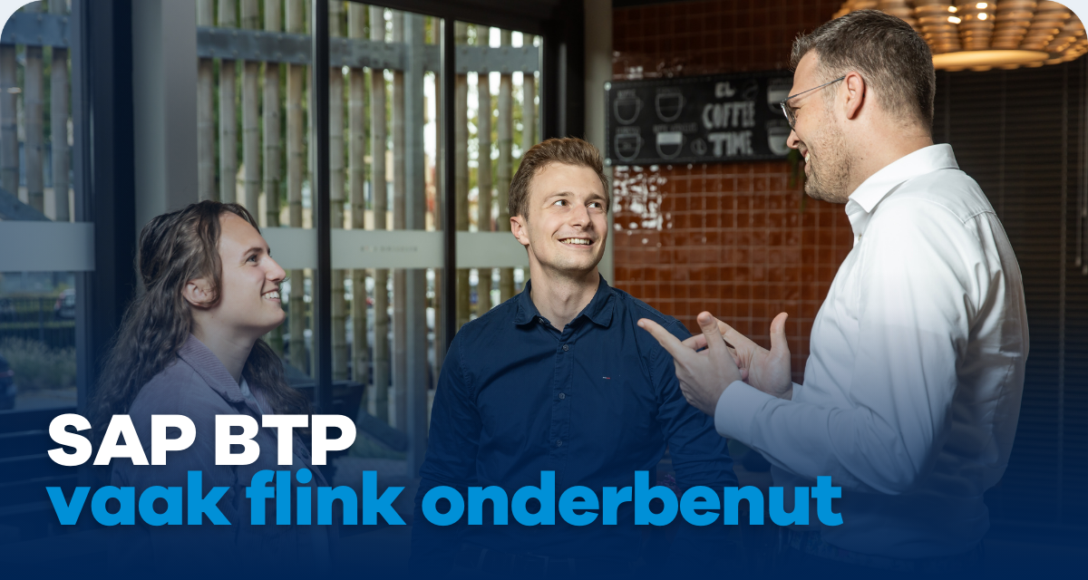 SAP BTP vaak flink onderbenut