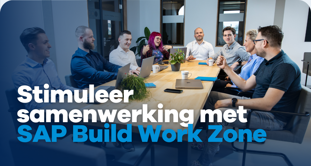 Stimuleer samenwerking met SAP Build Work Zone