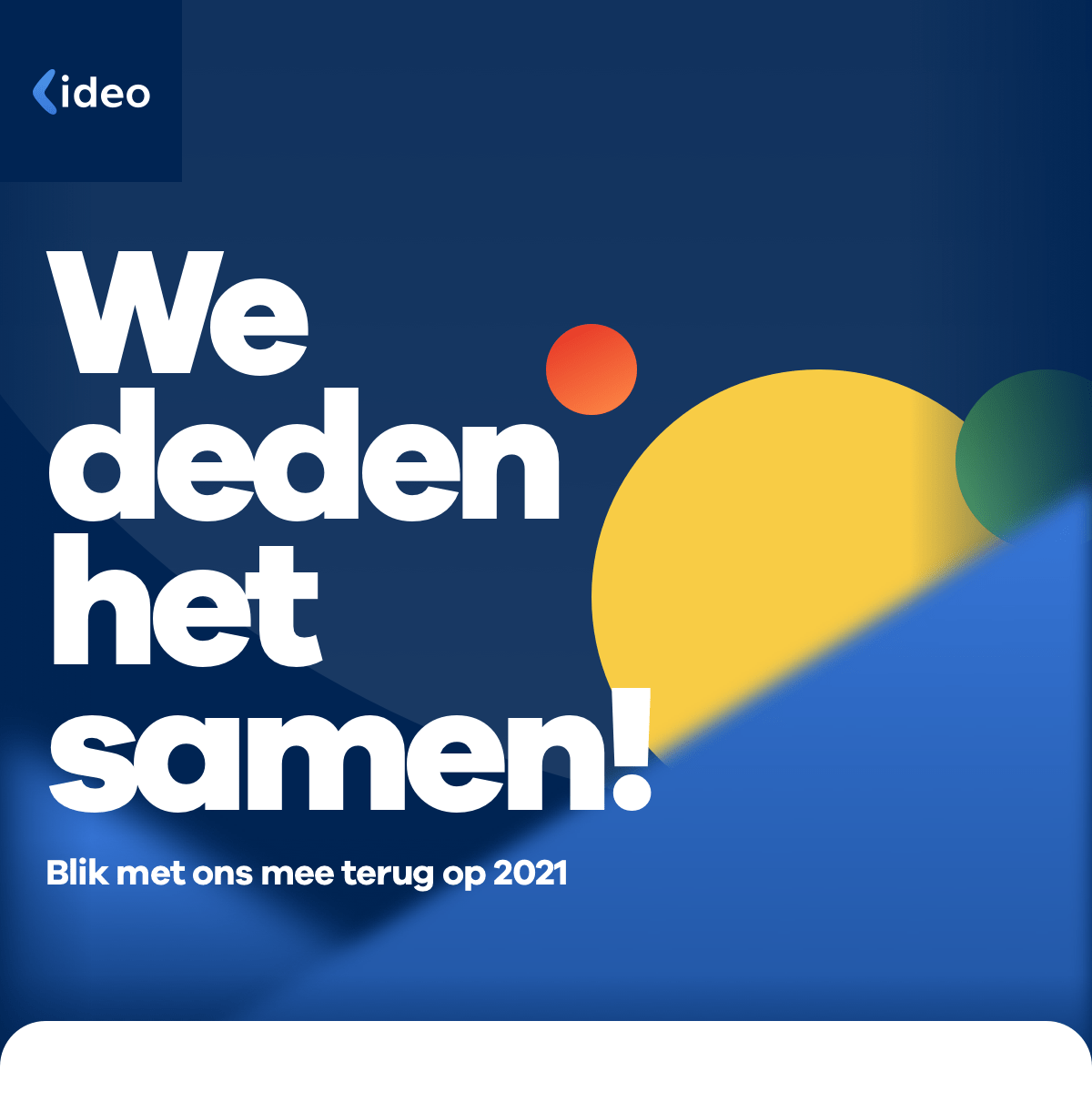 We deden het samen! Blik met ons mee terug op 2021